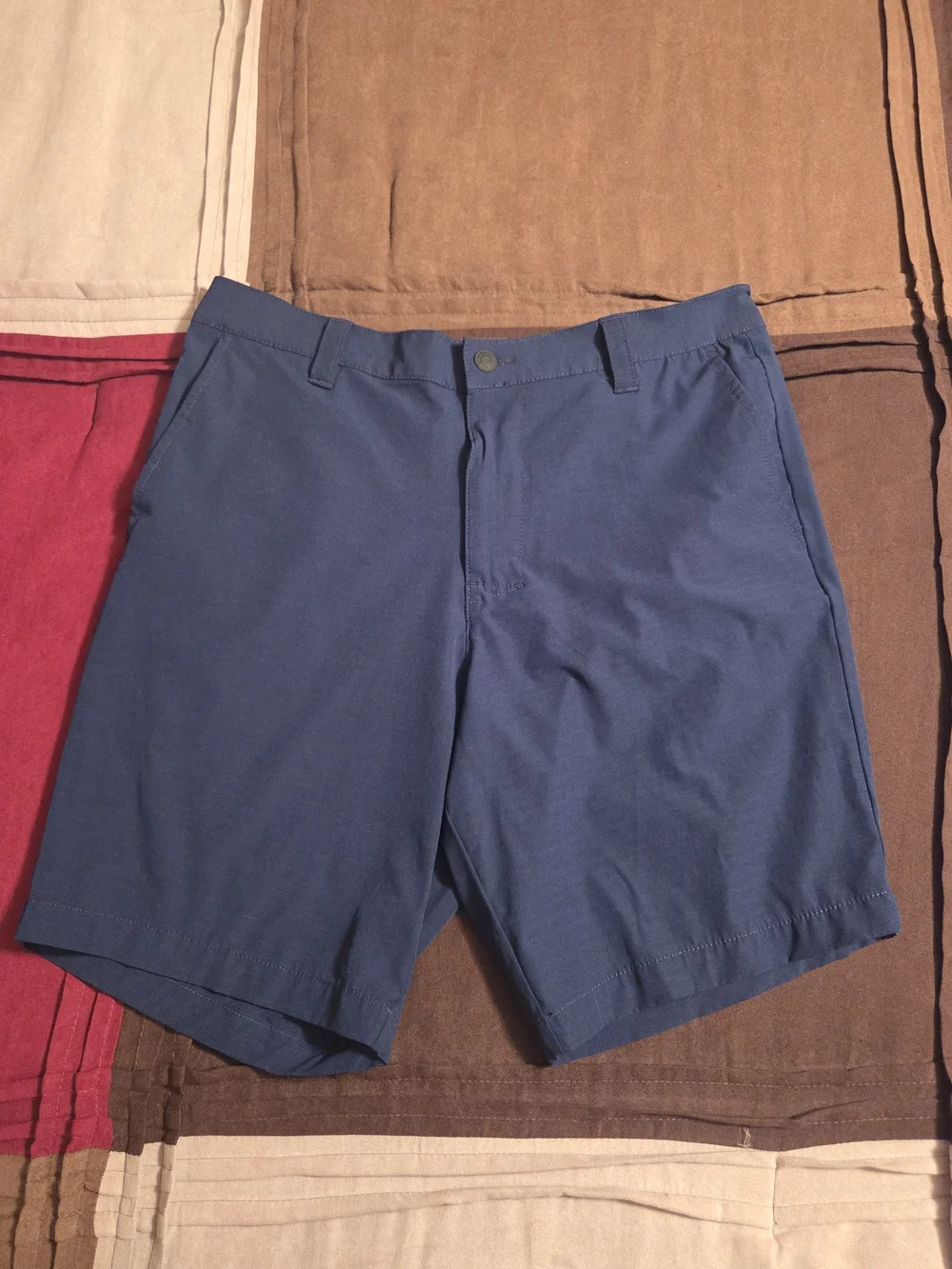 Banana Republic Navy Blue Flat-Front Men's Shorts